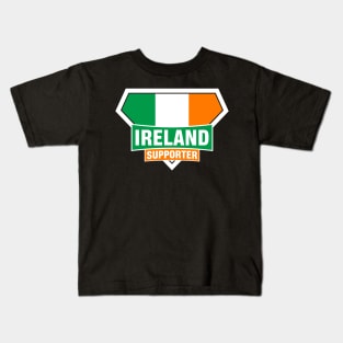 Ireland Super Flag Supporter Kids T-Shirt